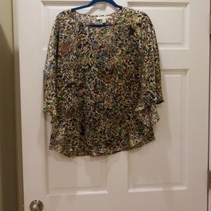 Silk Jenny Han ruffled top